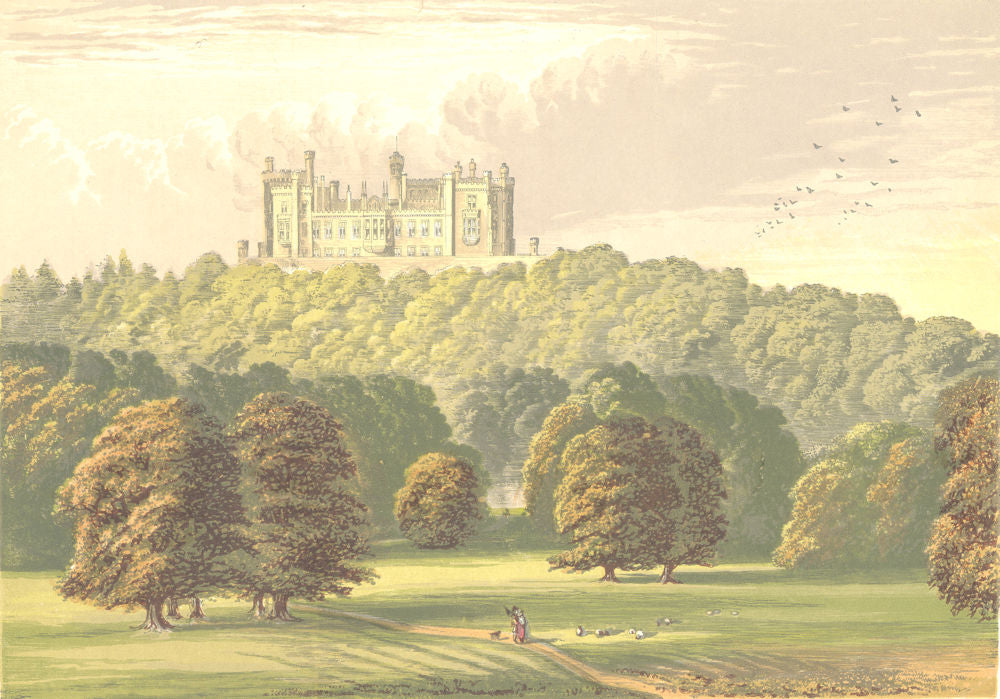 BELVOIR CASTLE, Leicestershire, Grantham, Lincolnshire (Duke of Rutland) 1890